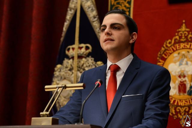 D. Alejandro Mañes González pregonó la Semana Santa desde la Universidad