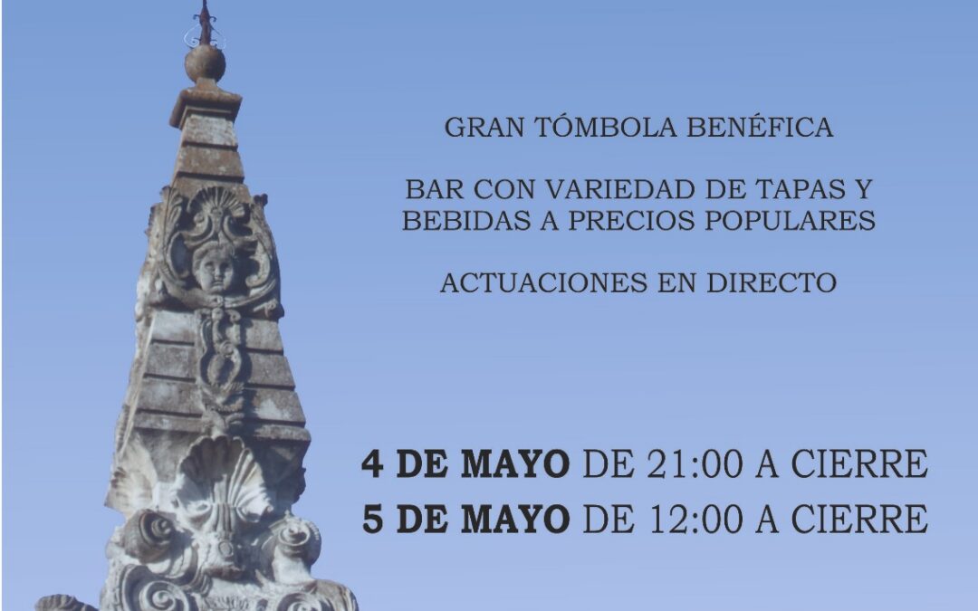 Viernes 4 y Sábado 5 de Mayo: VIII Cruz de Mayo benéfica de la Hermandad
