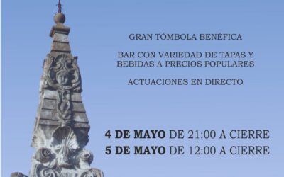 Viernes 4 y Sábado 5 de Mayo: VIII Cruz de Mayo benéfica de la Hermandad
