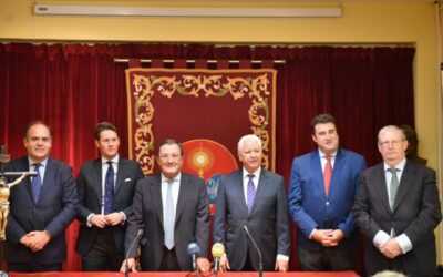NHD Jose Ignacio del Rey Tirado y NHD José Julián Gutiérrez Aragón, Pregonero y Cartelista de la Semana Santa de Sevilla 2018