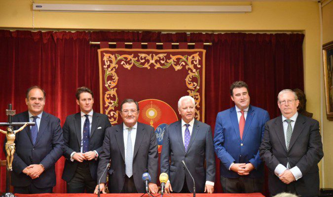 NHD Jose Ignacio del Rey Tirado y NHD José Julián Gutiérrez Aragón, Pregonero y Cartelista de la Semana Santa de Sevilla 2018