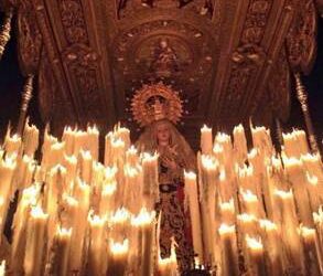 VIERNES DE DOLORES: MISA ANTE EL PASO DE MARÍA SANTÍSIMA DE LA ANGUSTIA A LAS 20:00 HORAS