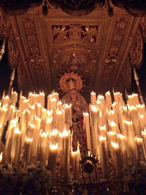 VIERNES DE DOLORES: MISA ANTE EL PASO DE MARÍA SANTÍSIMA DE LA ANGUSTIA A LAS 20:00 HORAS
