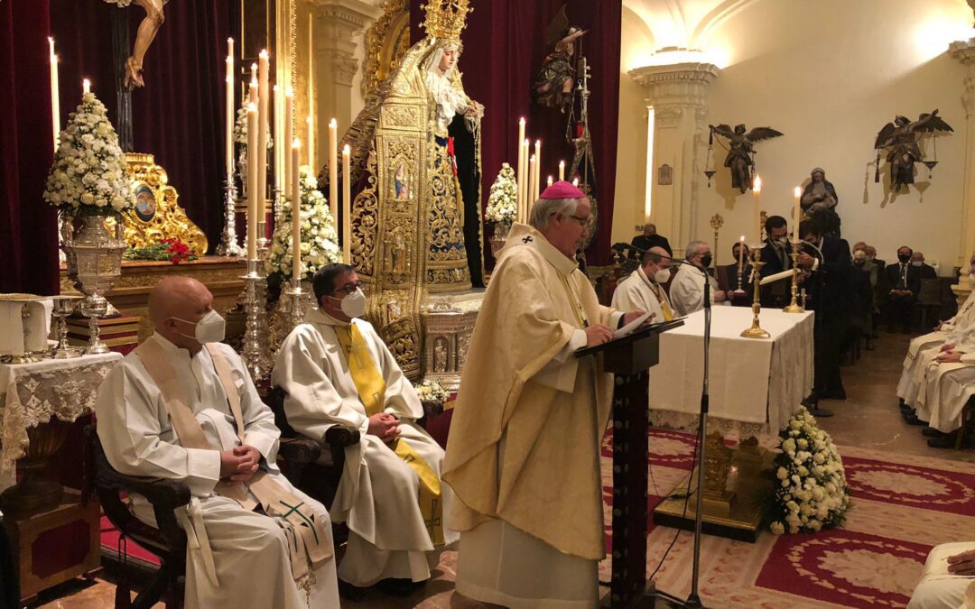 El arzobispo preside el segundo día triduo a la Virgen de la Angustia