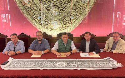 Firma del contrato para la ejecución del nuevo paso del Cristo de la Buena Muerte