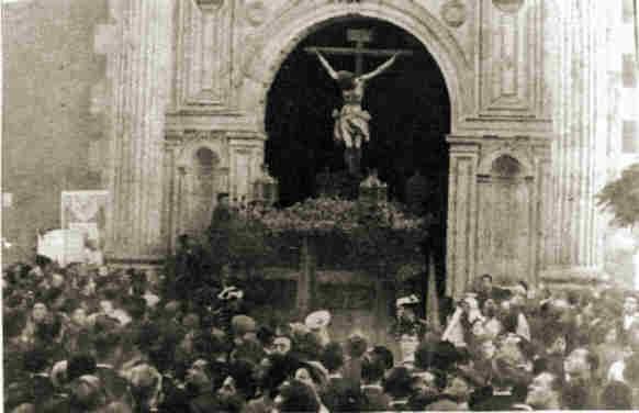 El Cristo de la Buena Muerte procesionará este Martes Santo sobre su paso actual